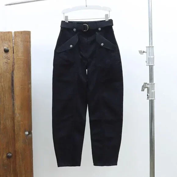 Ulla Johnson Waverly Pant Sz0/2 Black Ink Painted Check